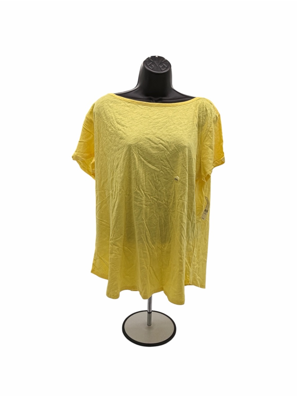 NWT NY&C XXL Yellow Women's Relaxed Short-Sleeve Top